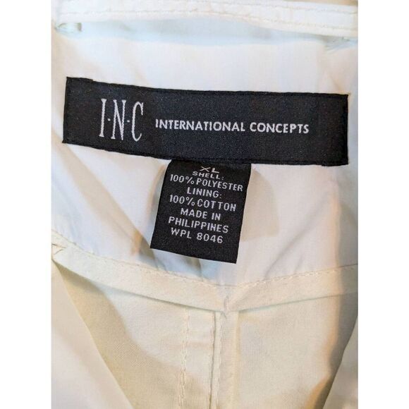 INC International Concepts vintage mid length trench. Size XL - Picture 9 of 10